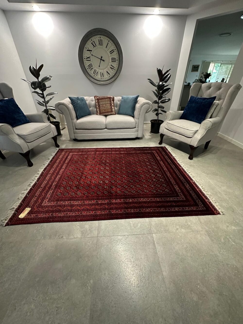 Bashiri Afghan Hand Made 100% Wool