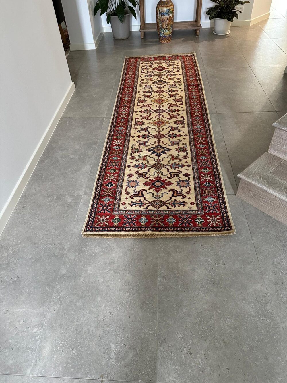 Kazak Afghan Hand Made 100% Wool