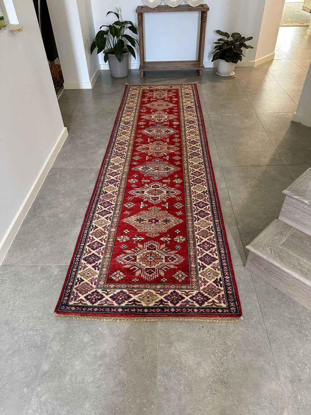 Kazak Afghan Hand Made 100% Wool