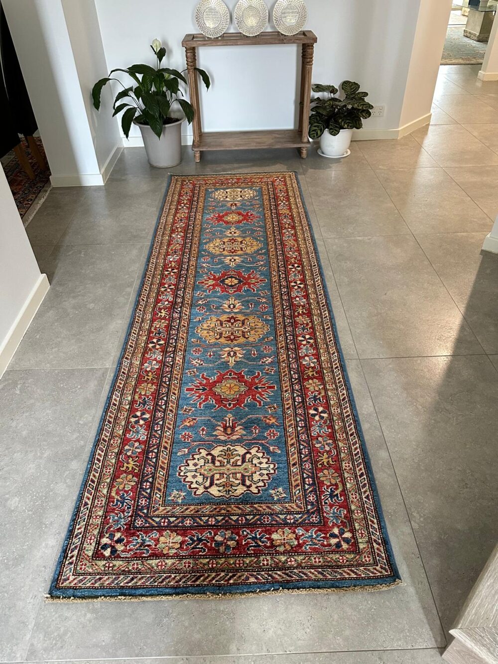 Kazak Afghan Hand Made 100% Wool