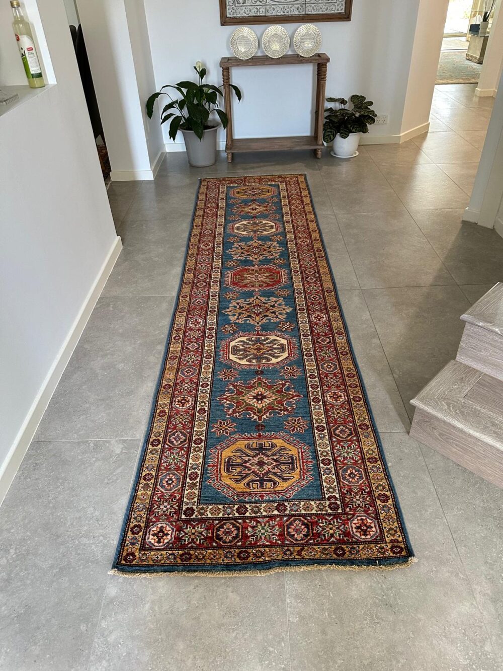 Kazak Afghan Hand Made 100% Wool