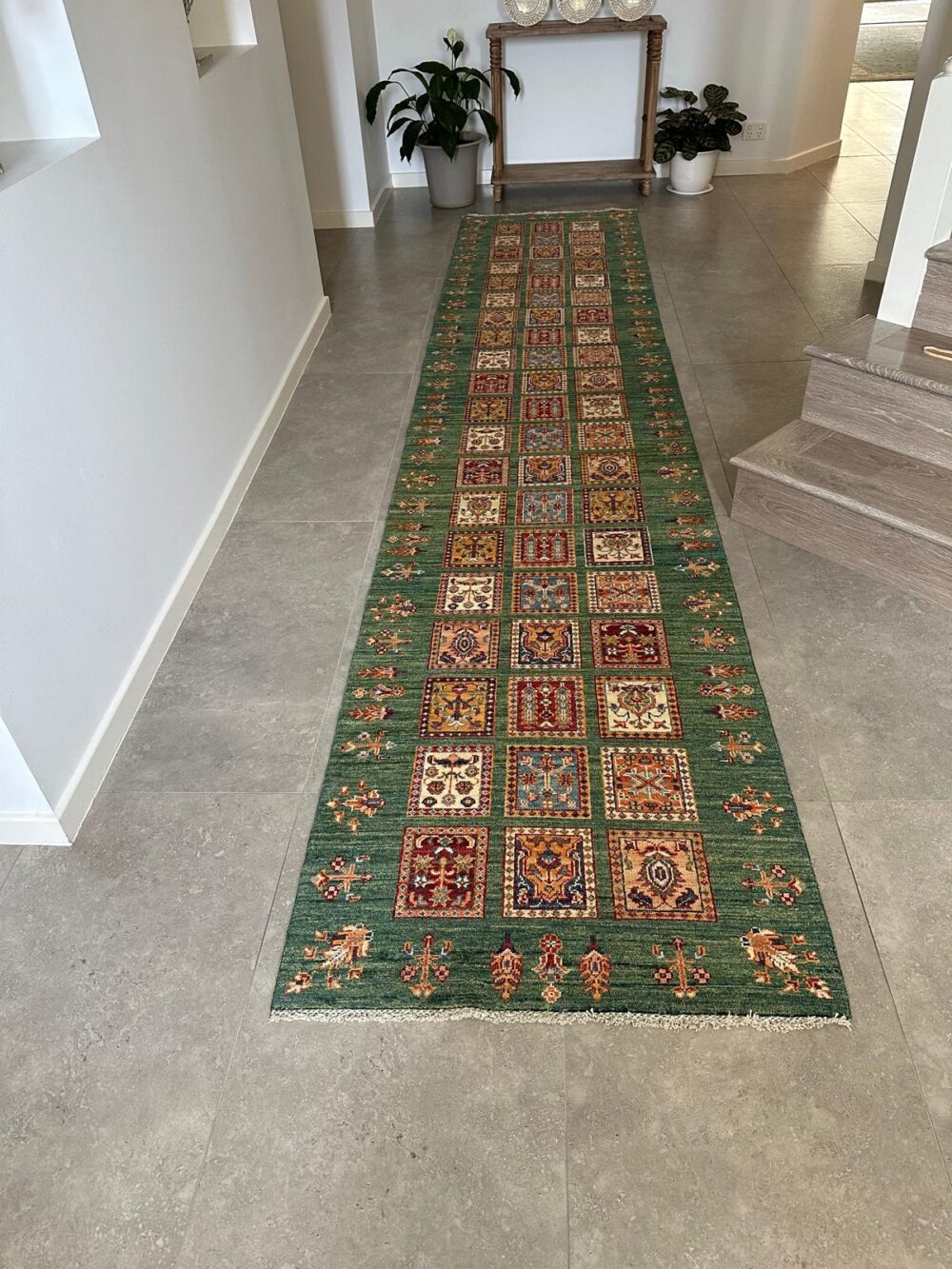 Zieglar Afghan Hand Made 100% Wool - Vegetable Dye