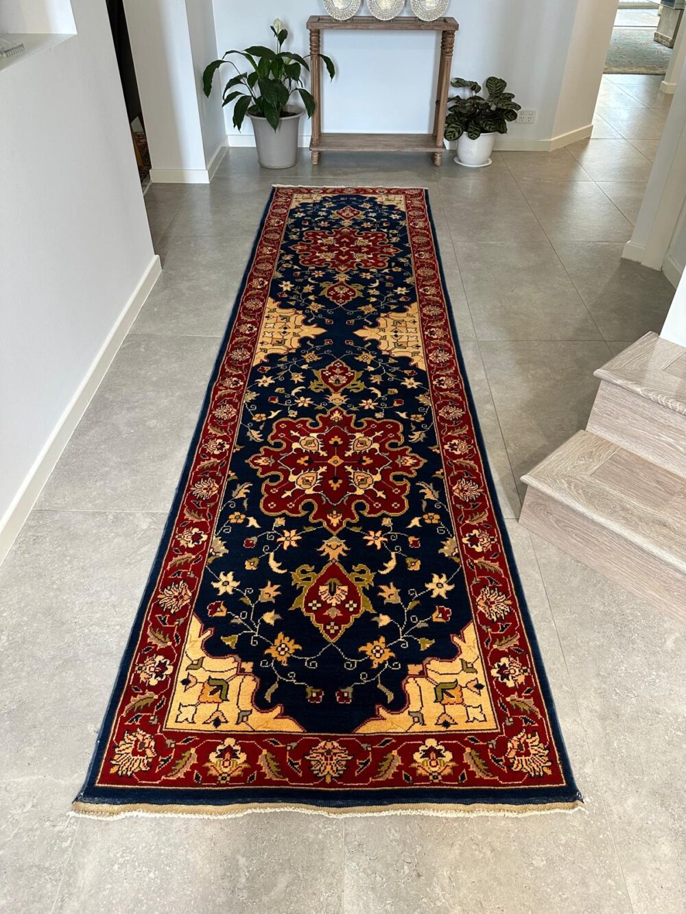 Zieglar Afghan Hand Made 100% Wool - Vegetable Dye